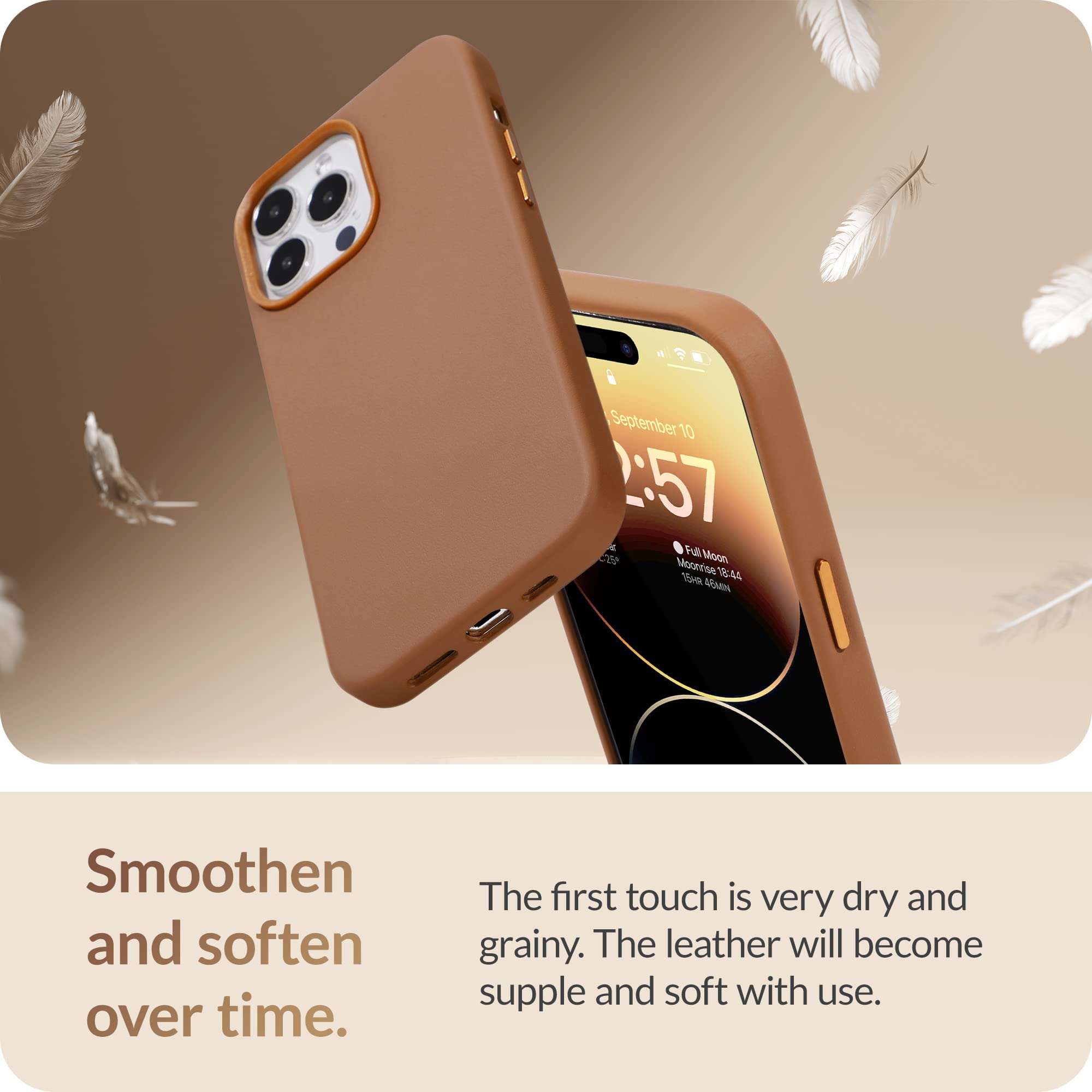 Amazon.com: LONLI Classic - (for iPhone 14 Pro) - European Nappa